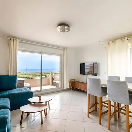 Apartment Modern Beachfront Family With Pool Antibes